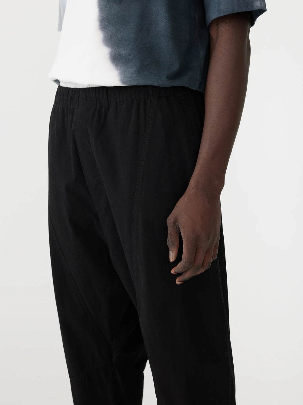 Super Lo Slung Pull On Pants Black