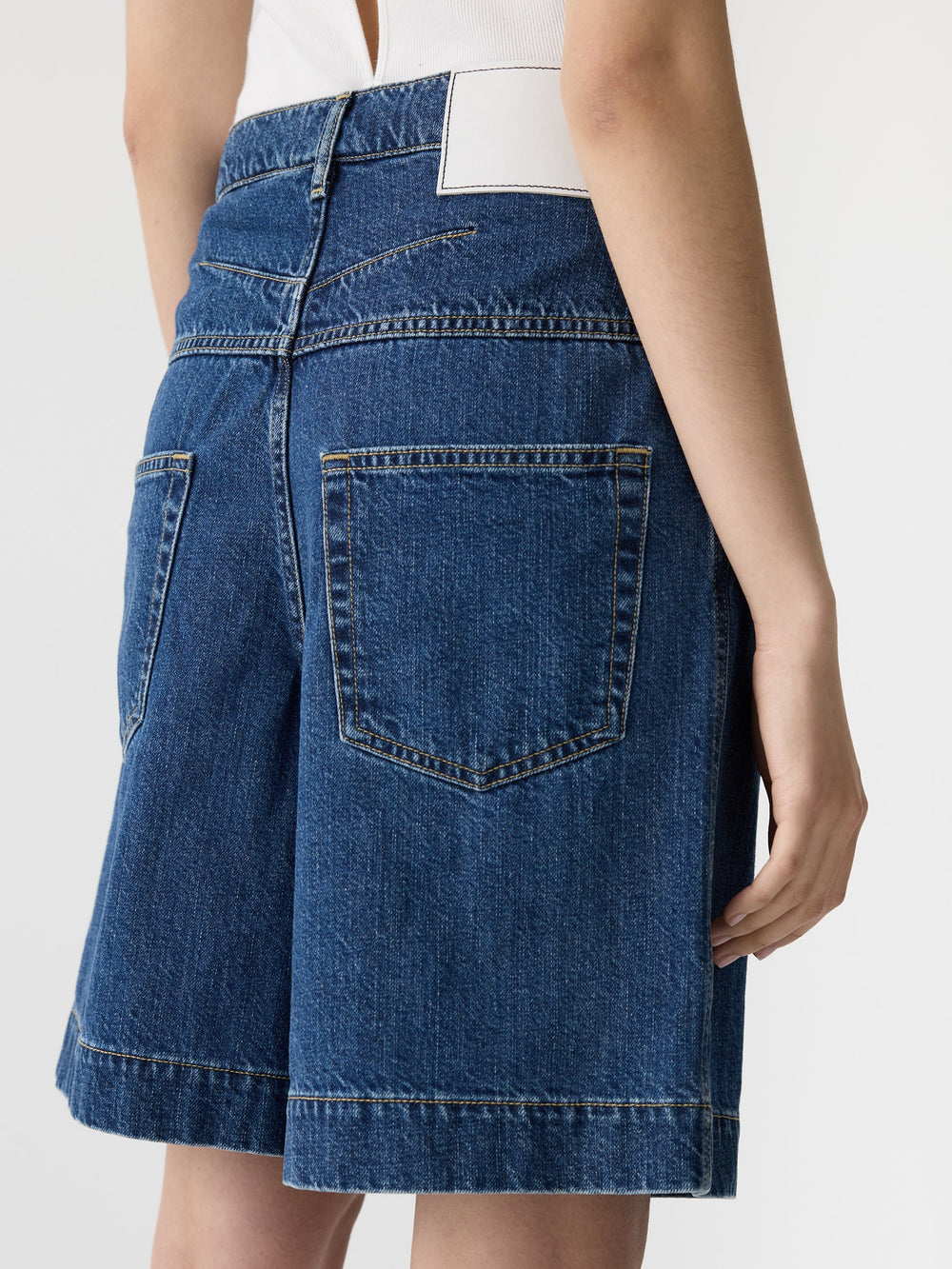 Denim Bermuda Short Bright Indigo