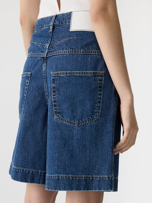 Denim Bermuda Short Bright Indigo