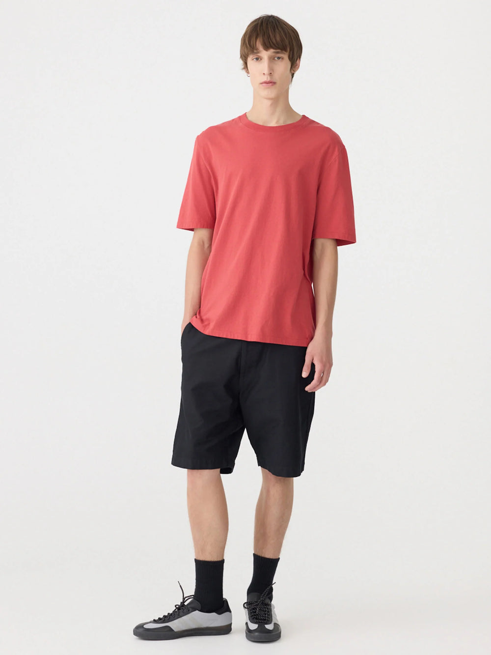 Cotton Lo Slung Short Black