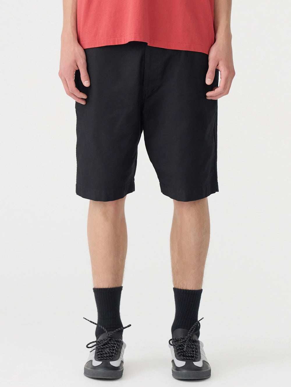 Cotton Lo Slung Short Black