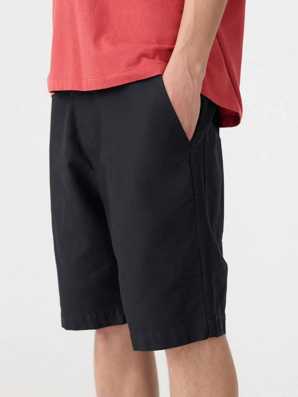 Cotton Lo Slung Short Black
