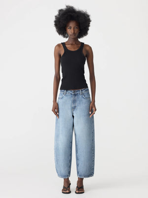 Barrel Leg Jean Super Light Wash