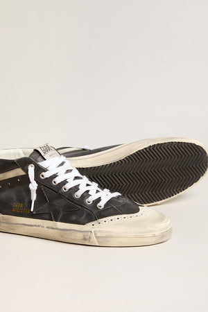 Mid Star Nabuk Toe and Wave Leather Upper w/ Star Black / Ice