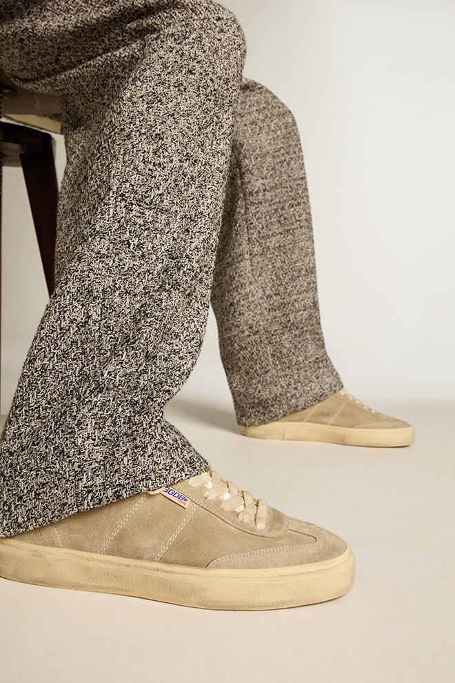 Soul Star Suede Upper Leather Tongue Taupe / Milk