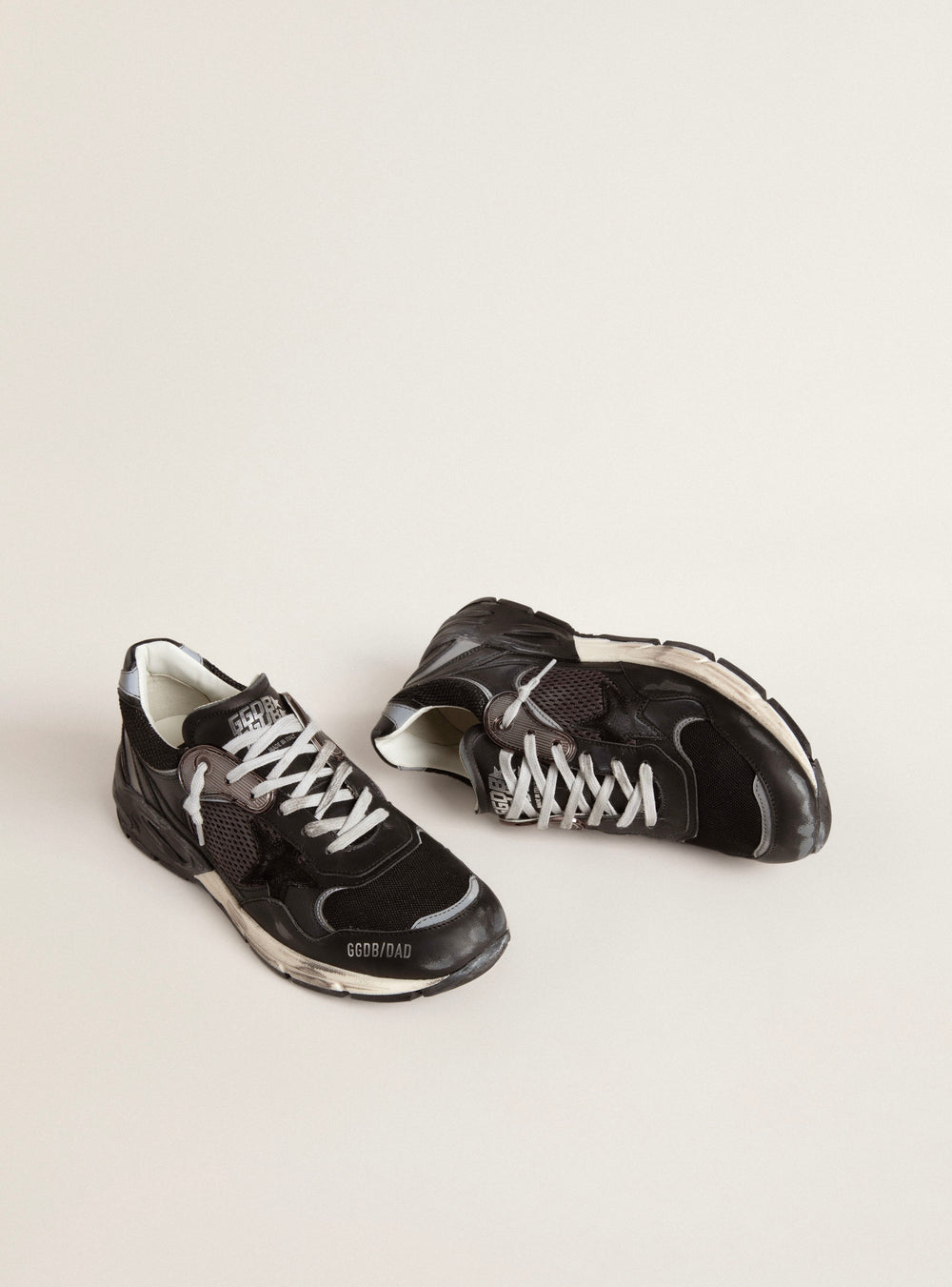 Women's Dad-Star in Mesh and Leather w/ Suede Star Black / Dark Grey