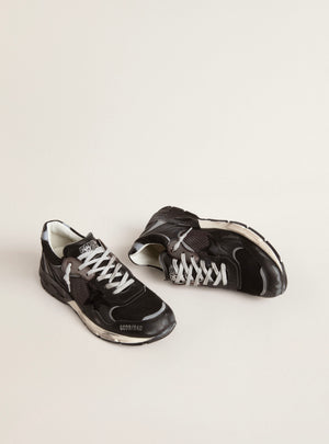 Women's Dad-Star in Mesh and Leather w/ Suede Star Black / Dark Grey