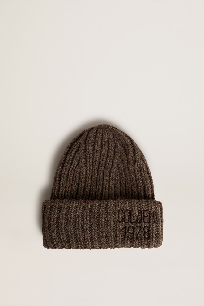 Journey Beanie Cashmere Blend Golden 1978 - Ash Brown