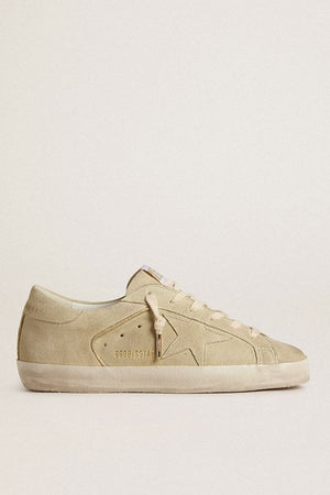 Woman Super Star Suede w/ Glitter Piping Eggnog