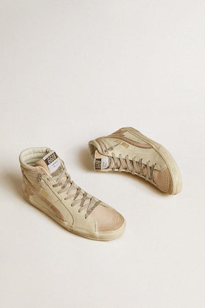 Slide Classic Leather Upper w/ Nabuk Pink Star
