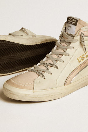 Slide Classic Leather Upper w/ Nabuk Pink Star