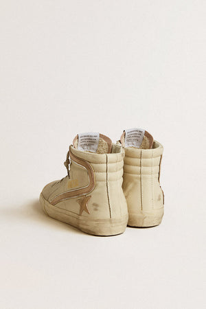 Slide Classic Leather Upper w/ Nabuk Pink Star