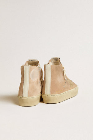 Hi Francy Suede Upper Laminated Gold Star