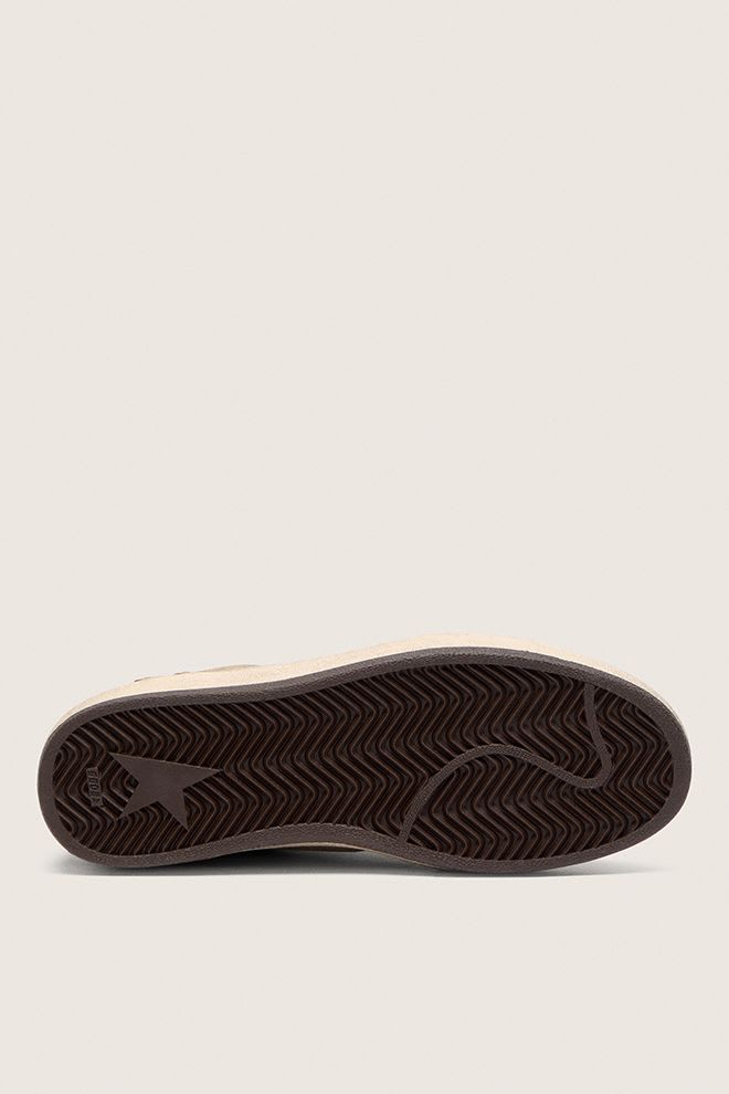 Women's Ballstar Suede Upper and Spur Glitter Star Beige / Brown
