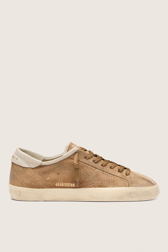 Women's Super Star Tabacco Suede Skate Star w/ Cream Nappa Heel