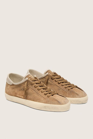 Women's Super Star Tabacco Suede Skate Star w/ Cream Nappa Heel