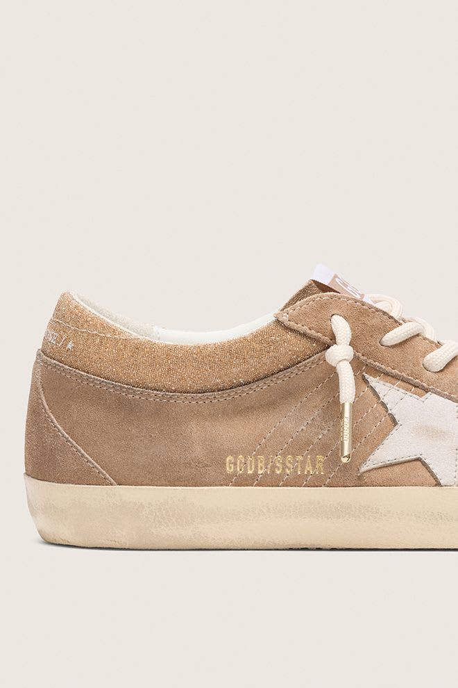 Women's Super Star Suede w/ Swarovski Crystal Collar and White Leather Star
