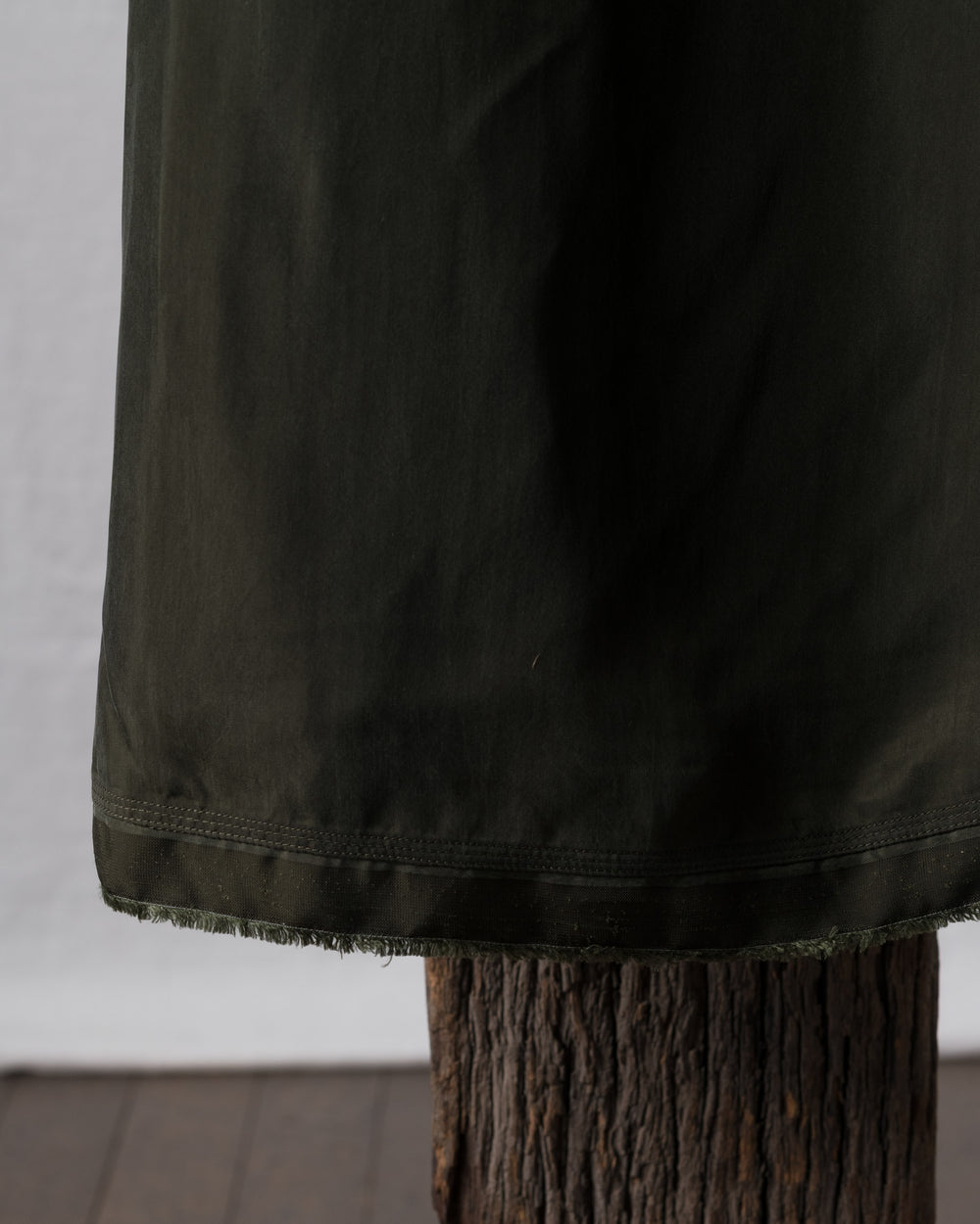 Sand Washed Boat Neck Ribbon Strap Dress