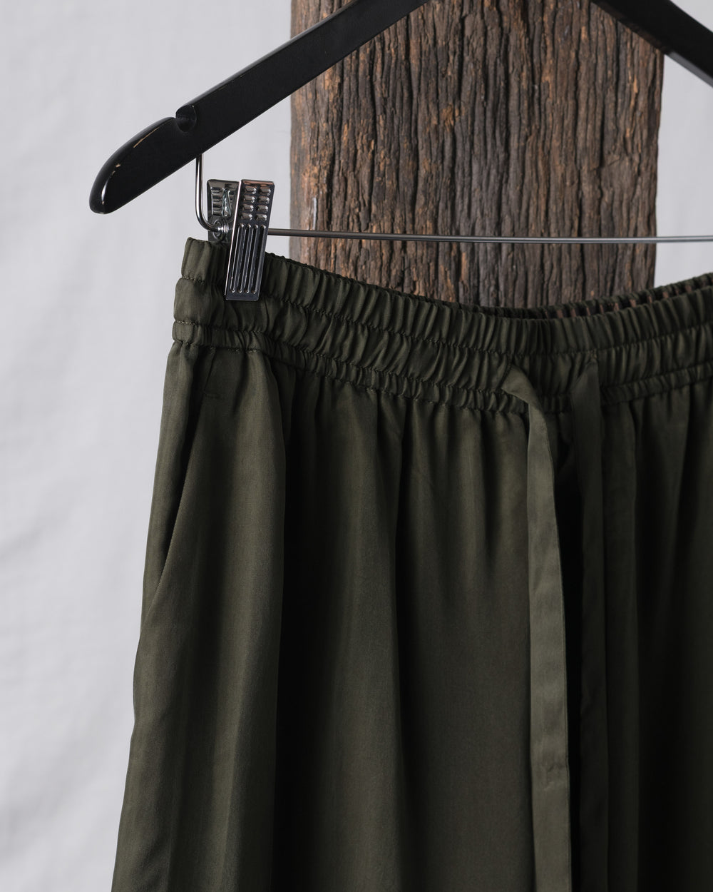 Sand Washed Drawstring Trousers