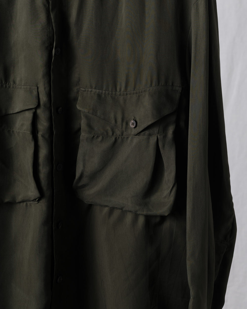 Sand Washed Large Pocket Shirt