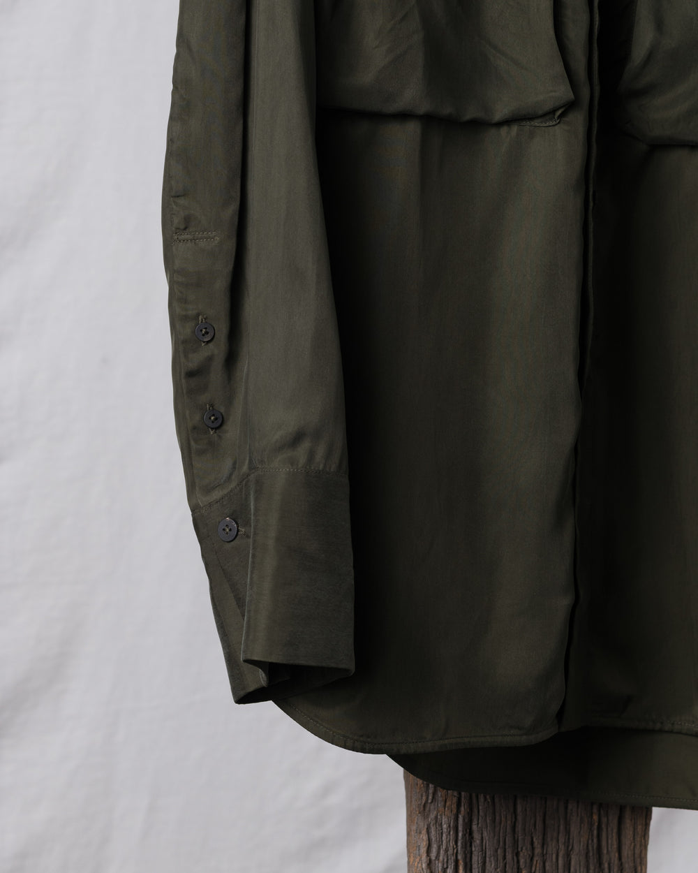 Sand Washed Large Pocket Shirt