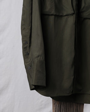 Sand Washed Large Pocket Shirt