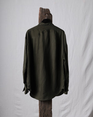 Sand Washed Large Pocket Shirt