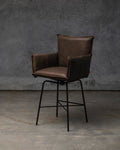 Sanne Swivel Bar Stool Old Glory - Lunare Grey