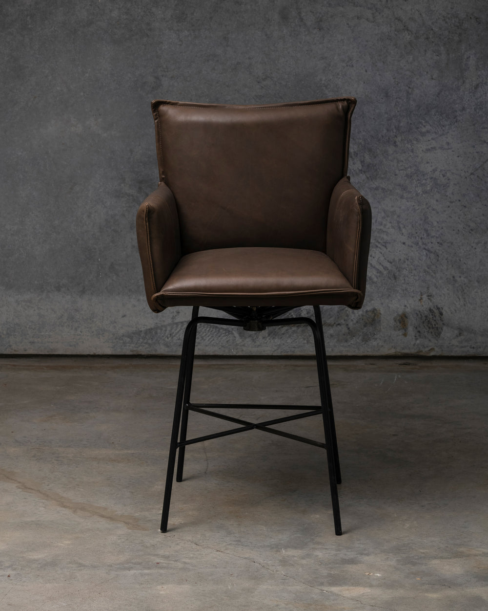 Sanne Swivel Bar Stool Old Glory - Luxor Grey