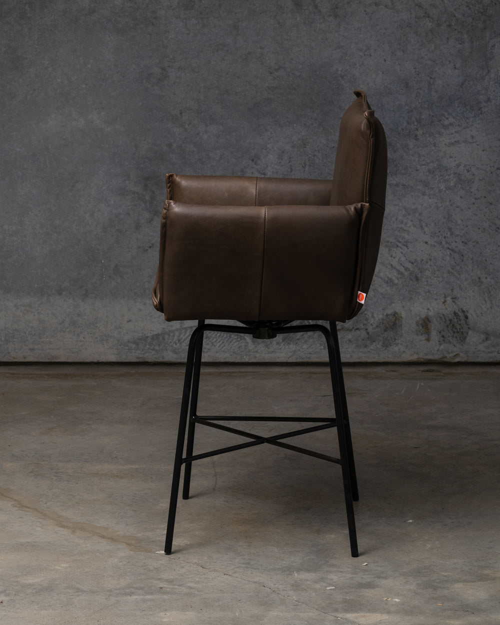 Sanne Swivel Bar Stool Old Glory - Luxor Grey