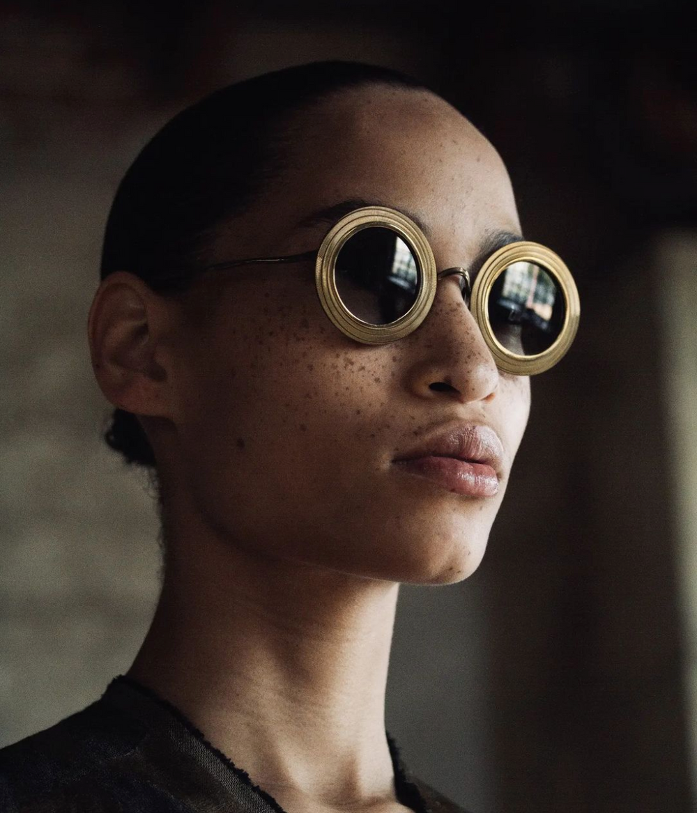 Sahara - RG00UW12 Vintage Gold w/ Dk Green Gradient Lens