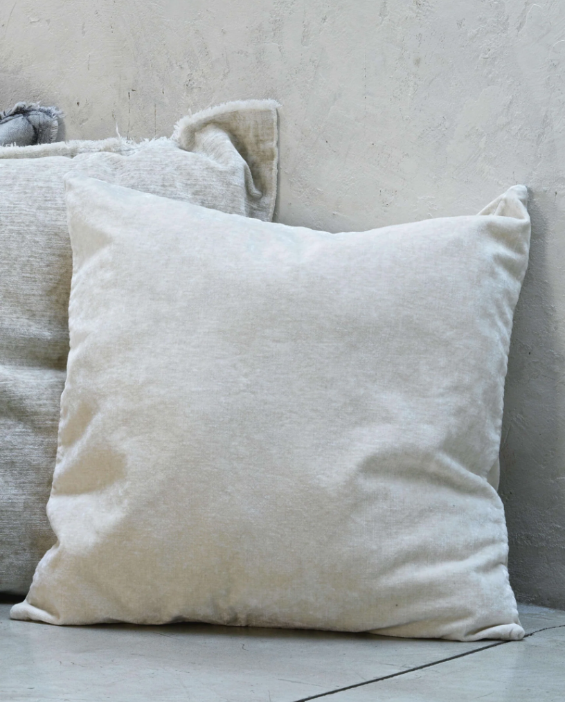 002 Distressed Velvet Standard Pillow Set - Dye-less (50x70 cm)