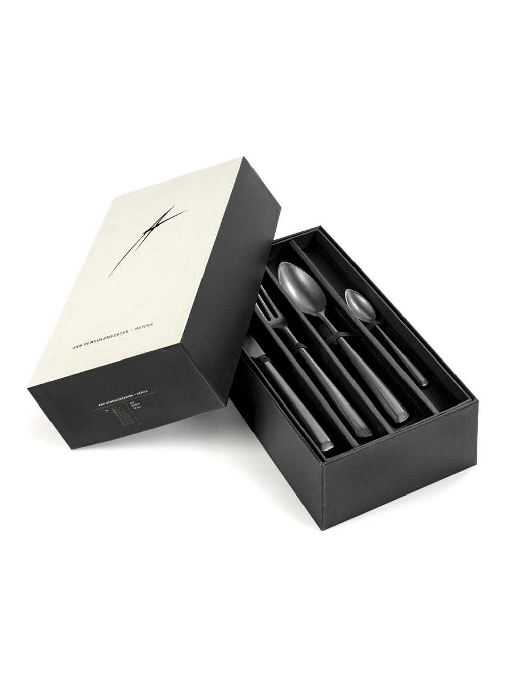 Zoë Cutlery Set Matte Anthracite