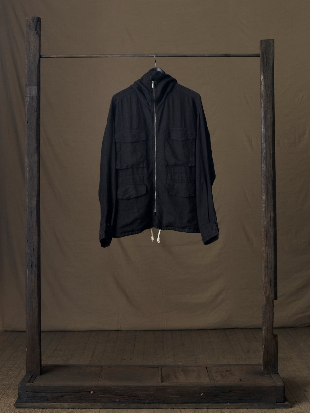 Hooded Jacket Black CFUTRZD132