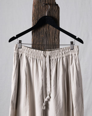 Thin Stripe Twill Drawstring Trousers