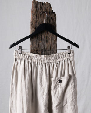 Thin Stripe Twill Drawstring Trousers