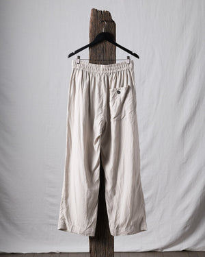 Thin Stripe Twill Drawstring Trousers