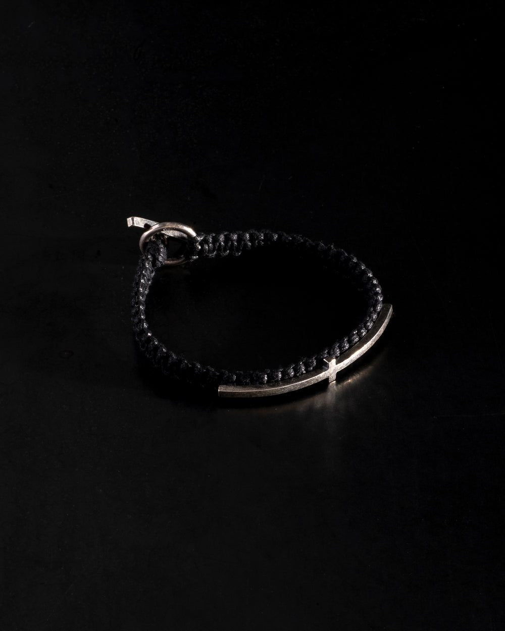 Cross Bar Macrame Bracelet