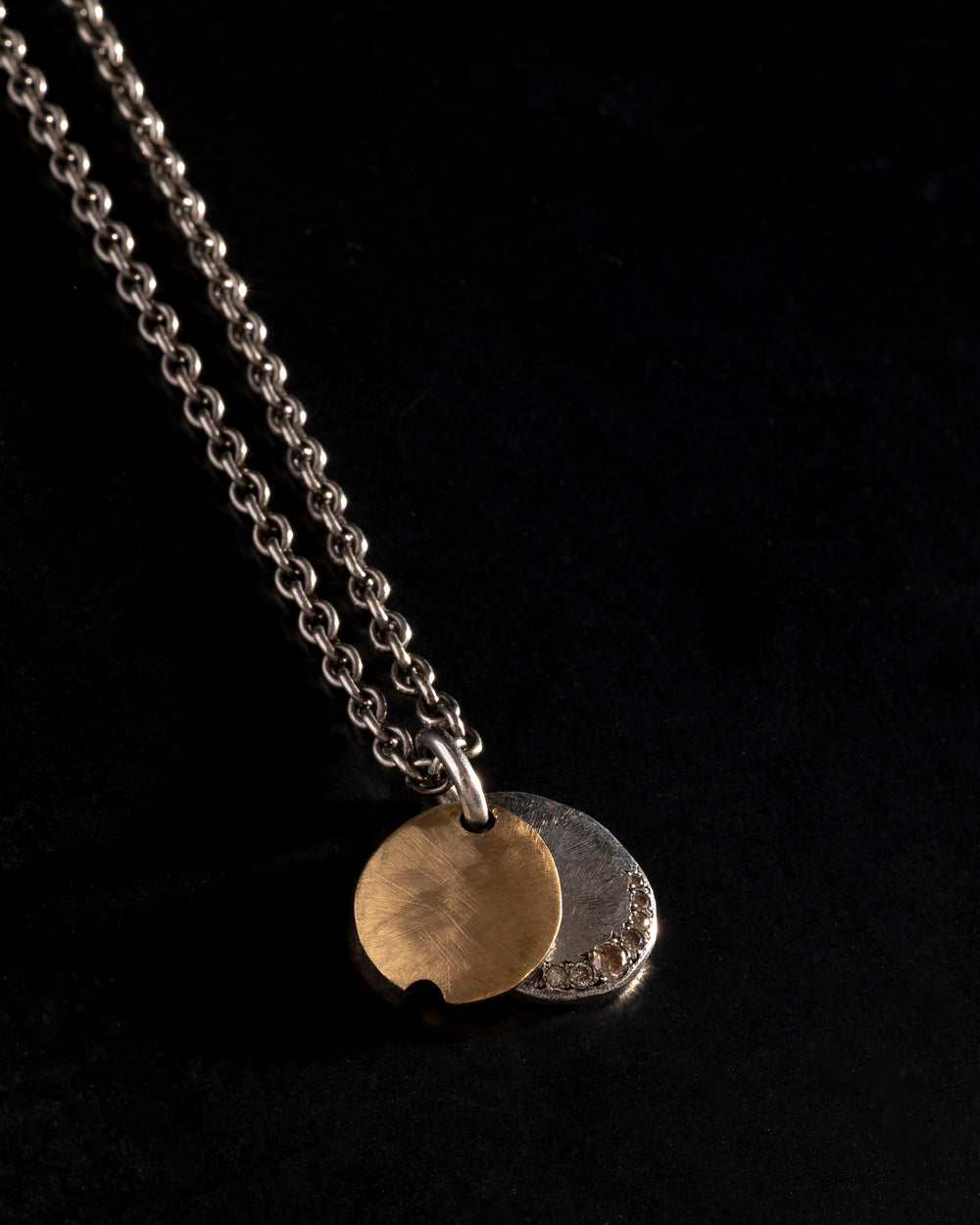 Gold Moon Necklace