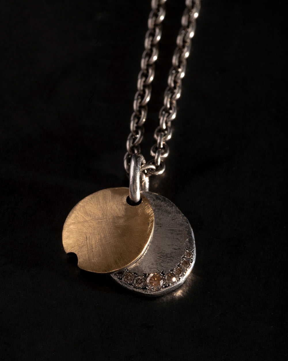 Gold Moon Necklace