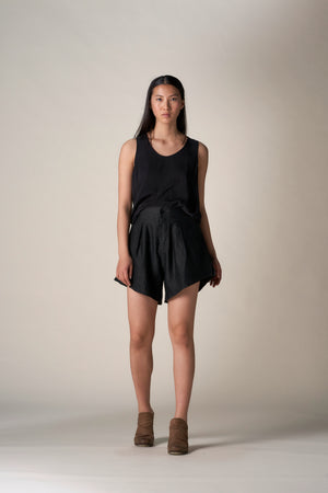 Silk Tank Top Black