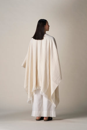 Long Wearable Blanket Cashmere and Hemp Dye-less