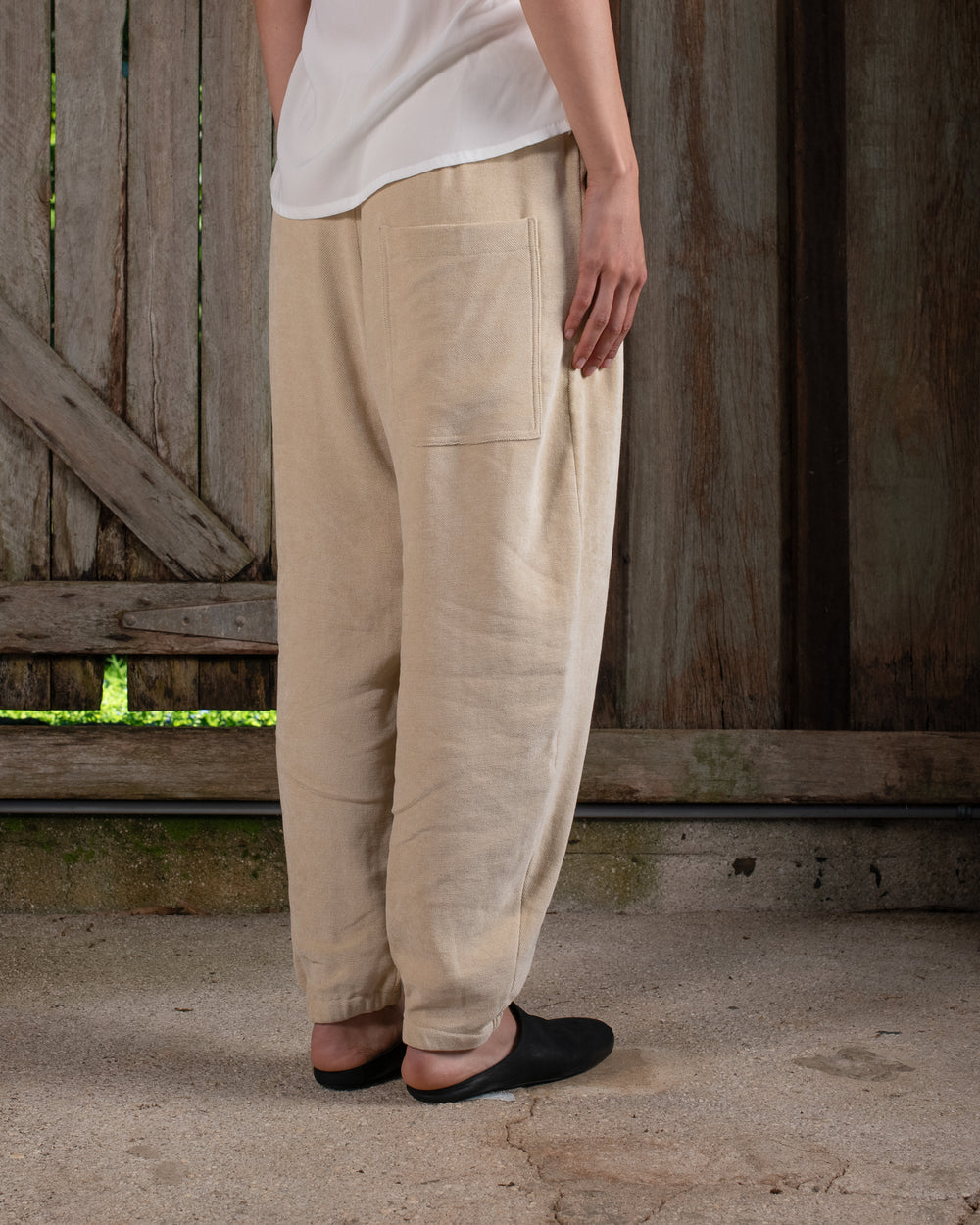 Easy Pant Washed Light Velvet Tea