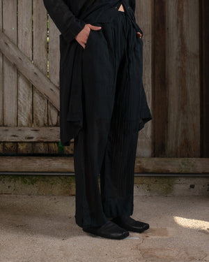 Full Pant Fine Cotton Voile Black