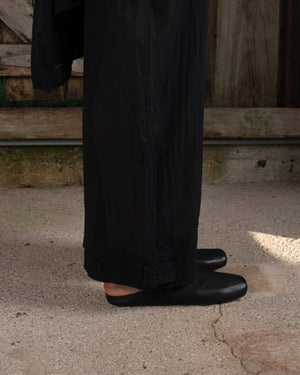 Full Pant Fine Cotton Voile Black