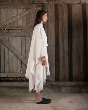 Long Wearable Blanket Cashmere Hemp Dye-less