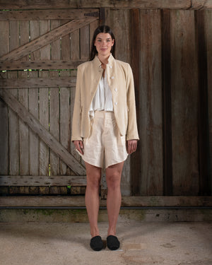 Tailored Jacket Washed Light Velvet Tea