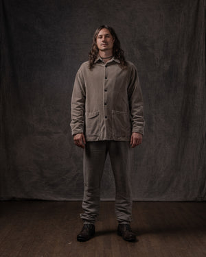 Easy Shirt Jacket Cotton Velvet Dune