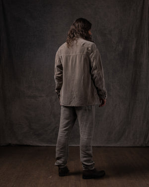 Easy Shirt Jacket Cotton Velvet Dune