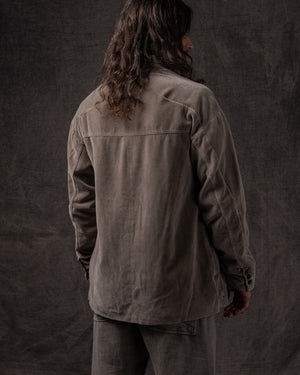 Easy Shirt Jacket Cotton Velvet Dune